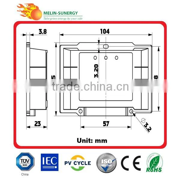 8A/12V solar charge controller price