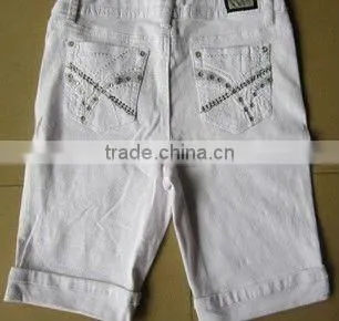 2012 Hot sale lady's short with white color 4 styles