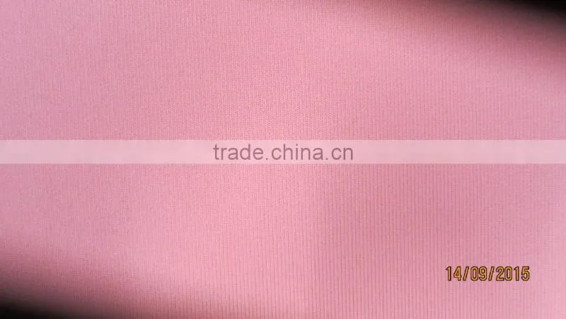 pink nylon spandex single jersey fabric