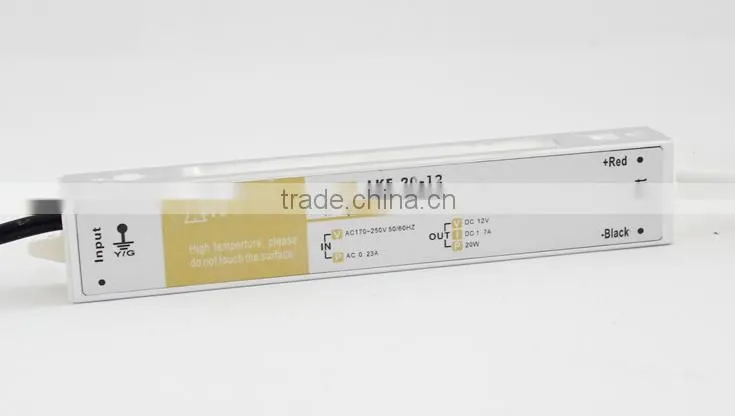 20W 12V mini size switch mode waterproof led power supply