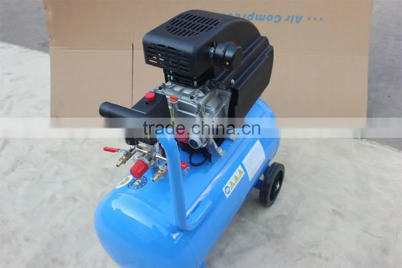 25L 50L 2HP 8bar portable piston direct driven air compressor