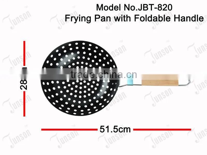 Frying Pan with Foldable Handle/Folding Handle Non-stick Fryer