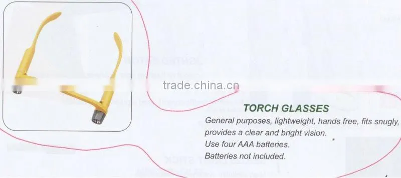 LED Torch Glasses