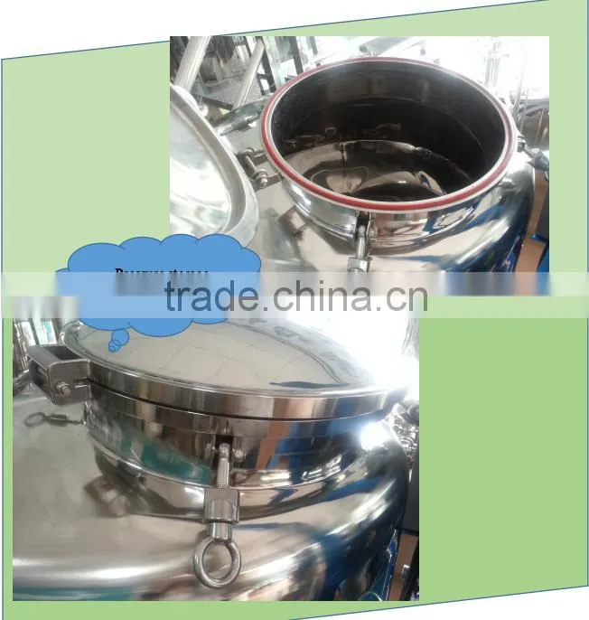 China Alibaba Supplier stainless steel liquid storage tank with key holl lock ,pressure and moveable function