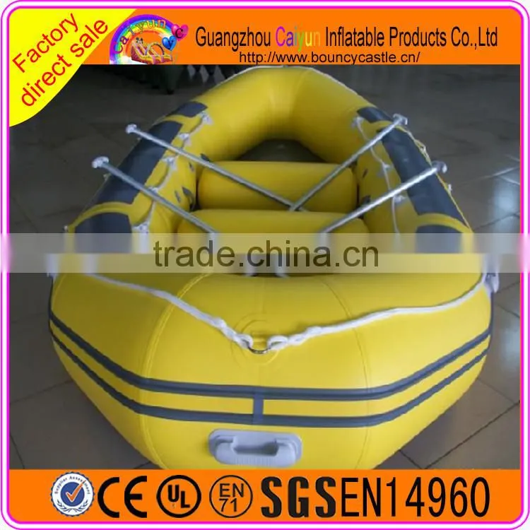 CE approved 0.9mm thickness pvc inflatable fishing boat for sale