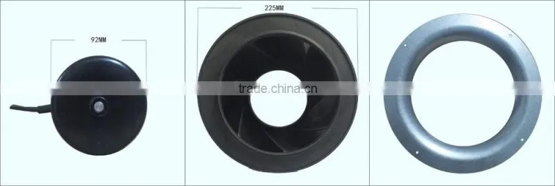Reliable quality 48v 24v centrifugal fan with IP55 Class F High Protection