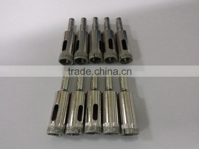 electroplated diamond dust hole saw diamond core bits glass tile marble drill bit
