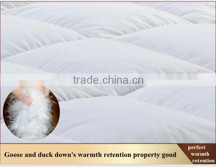 Hotel down filling mattress pad