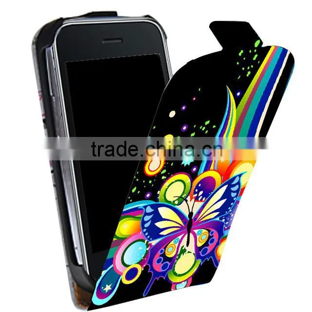 PRINTED PU MAGNETIC LEATHER CASE, FLIP LEATHER CASE FOR LG L FINO