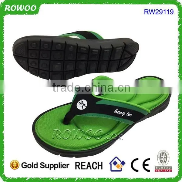 Four Season slipper with memory foam material massage slipper flip flops