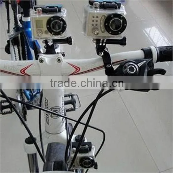Bike Handlebar Roll Bar Seatpost Pole Mount Holder Handlebar Mount for GoPro Hero 4/3+/3