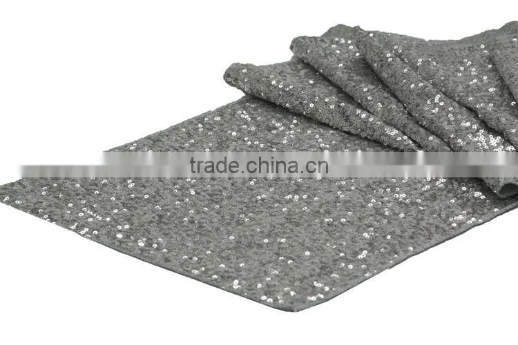 Fancy wedding gold sequin table runner