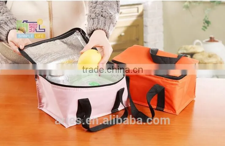 Candy Colors Portable Bag Cooler Bag Fresh Bag Lunch Bag Tote Small Bag HOT