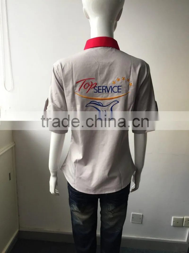2015 High Quality Work clothing, workwear uniform, supermarket workwear uniform