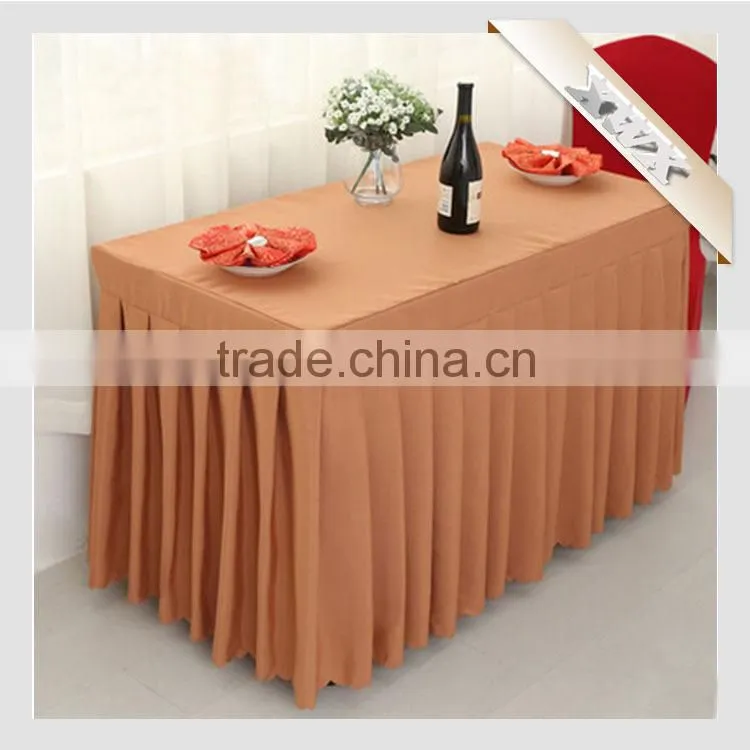 Factory Wholesale 100% Polyester White Table Cloth Made in China