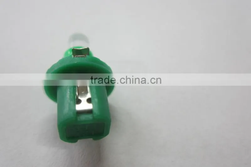 B8,5d 1 LED FLAT green automobile bulbs Auto Lighting System LED light LED lamp