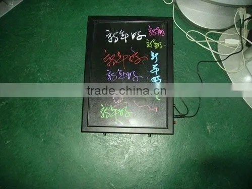 led fluorescence writing sign