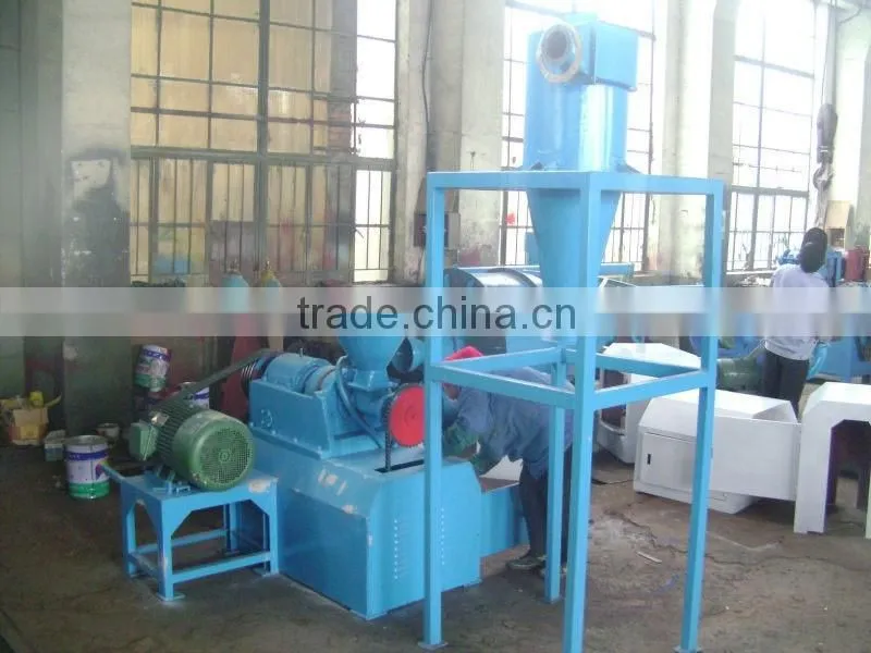 Hot china products waste tire recycling plants with full automatic processing system / used tyre shredder machine