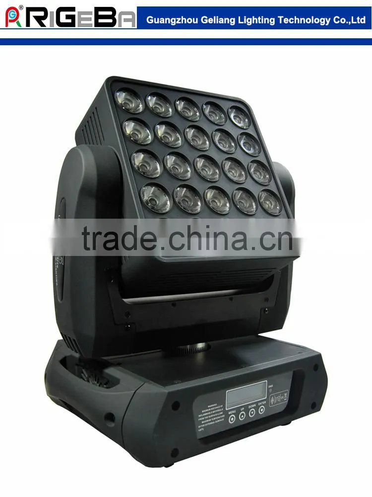 Fresh new hot selling 25*10w RGBW 4in1 infinite matrix blinder disco stage light led moving head light