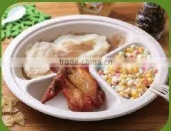 Biodegradable Sugarcane Bagasse Pulp Octagon Plate