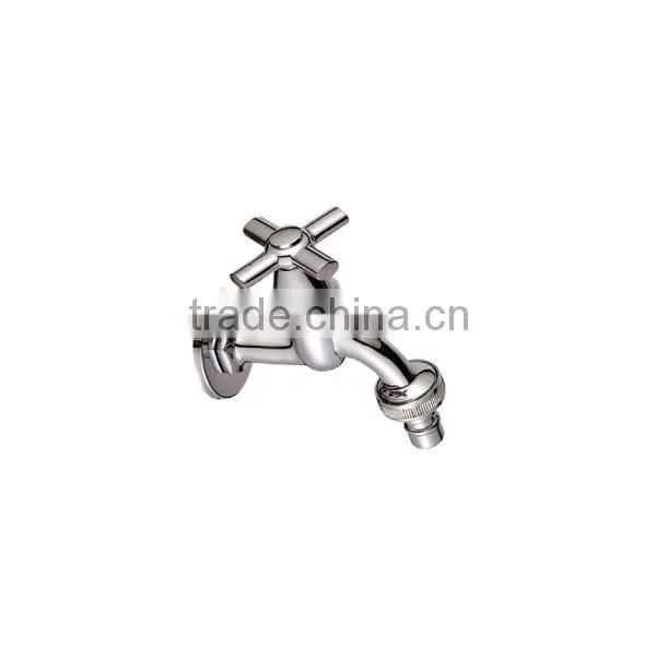 Wall Mounted Brass Single Cold Faucets Bibcock Washing Machine Tap Bathroom Fittings Sanitary Ware
