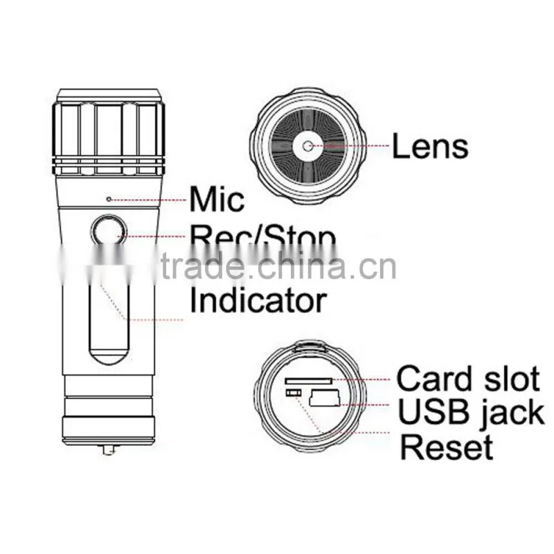 Action Sport Action Bicycle Helmet Hidden Camera with Waterproof Portable Mini Camera