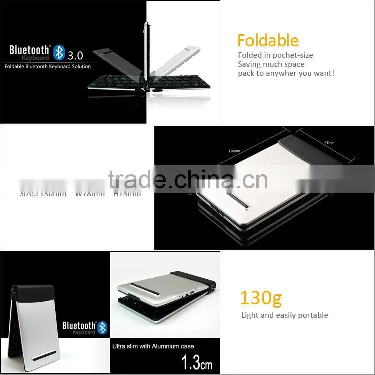 2015 New hot sale wireless mini bluetooth keyboard