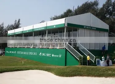 6*12m advertised cheap event tent with logo printed