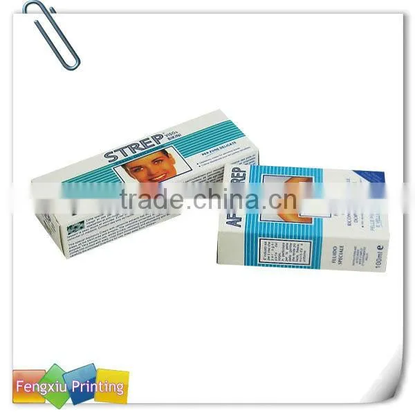 Medicine Carton Paper Packaging Box Design
