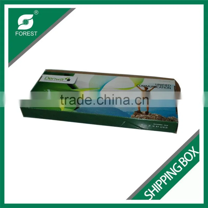 CUSTOMIZED MADE SHIPPING BOX WITH HANDLE FOR ELECTRNICS CORRUGATED BOX FOR COMPUTER PARTS