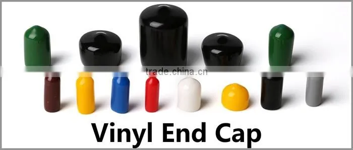 Soft PVC round pipe tube end plug
