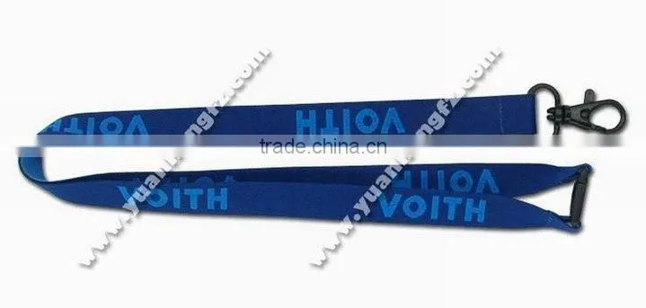 personalized woven logo lanyards with trigger hook