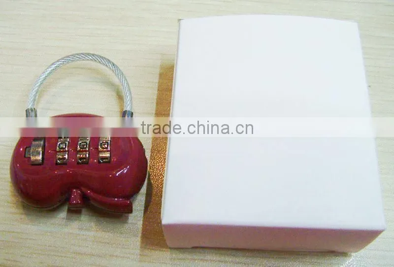 High quality Zin Alloy changeable combination lock,combination padlock,kidney shape digital lock, CH-138