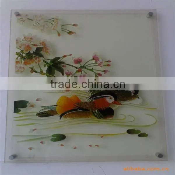 Newly !!!glass digital flatbed printer with eco solvent system