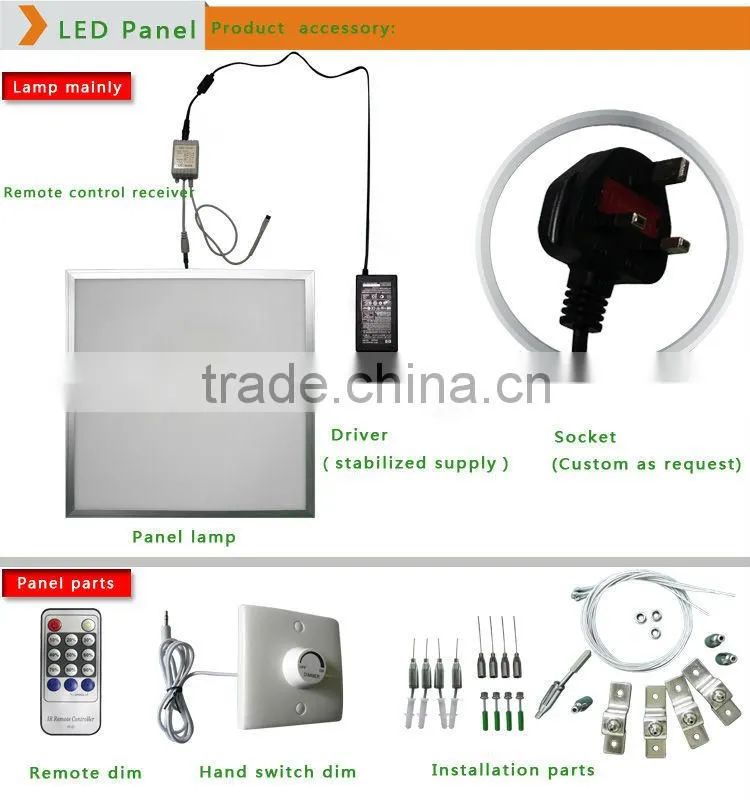 Square led light panel / 36w led panel / panel led