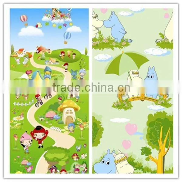 Fold slippery can roll many patterns play mat with sides