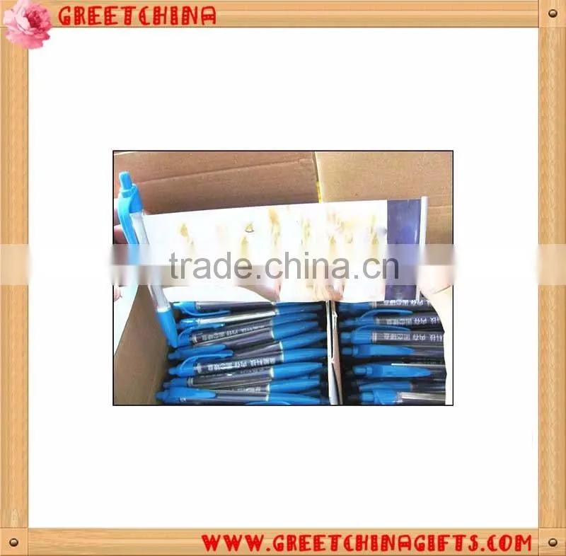 Promotional Pulling Picture Retractable Banner Ballpoint Pen With OEM Service