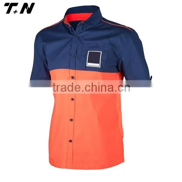 Motor racing button shirts, button up racing shirts