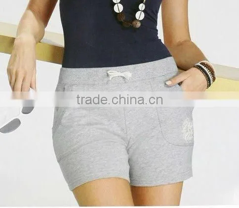 Women's Black Unique Yoga Comfortable Leisure Running Shorts