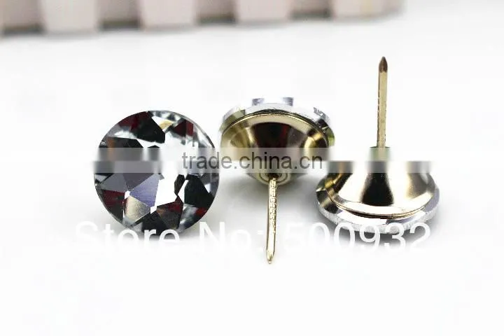 25mm Crystal button glass button for sofa adornment