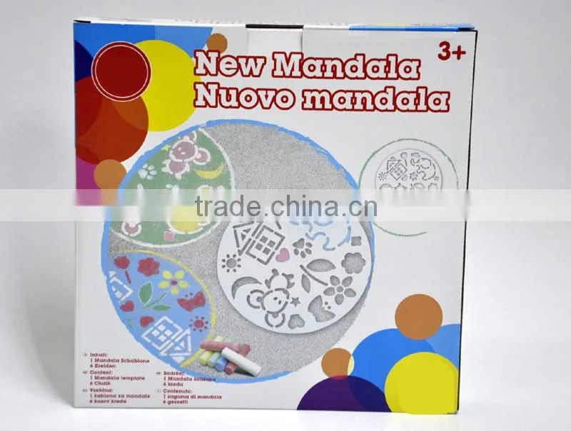 OUTDOOR SIDEWALK NEW MANDALAS CHALK STENCIL