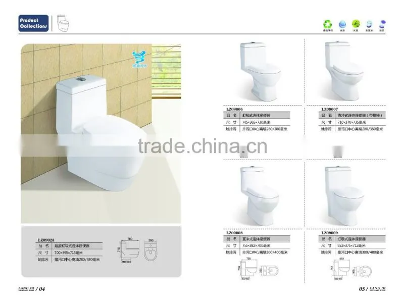 Popular style Sanitary Ware toilet one piece toilet for Mexico market