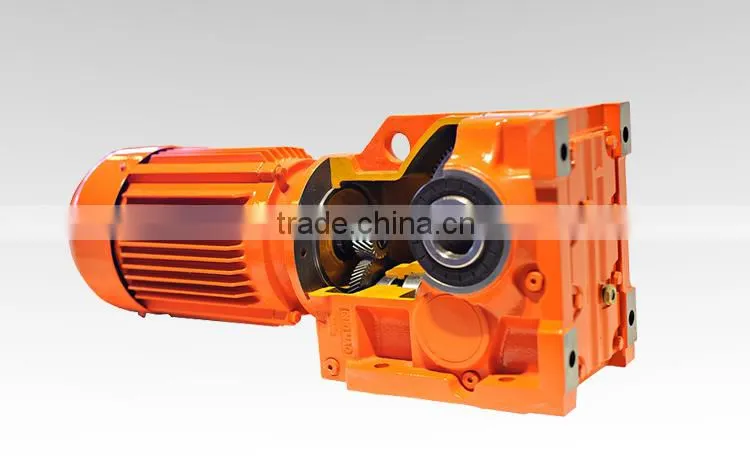 Gearbox with three phase motor reductor