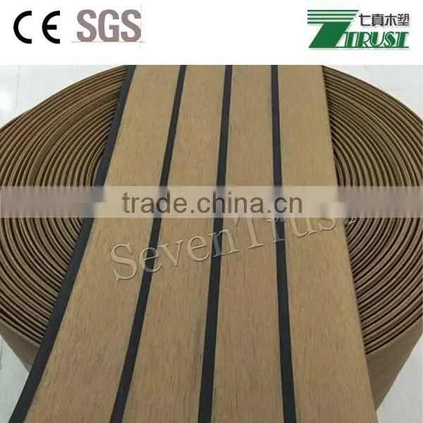 Synthetic pvc teak flooring, used for boat