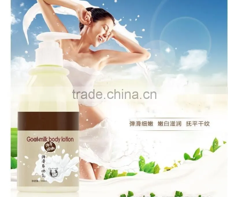 Mendior Whitening Nourishing Goats Milk Body lotion OEM custom brand