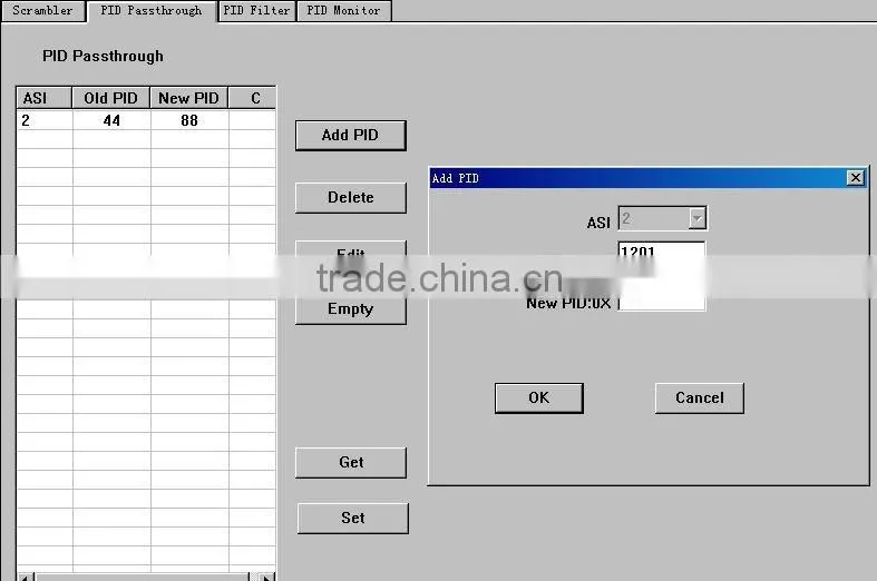 dvb simulcrypt scrambler (cas, ASI in and ASI out)