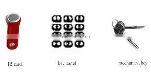 password door locks with knob latch