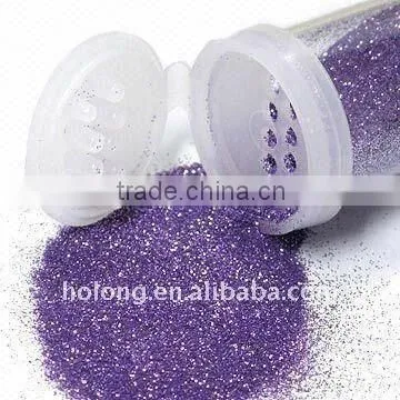 0.3mm /0.01inch Hexagon Purple glitters powder