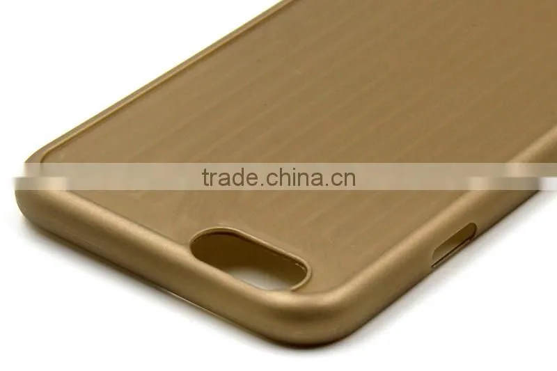 Ultra thin 0.6MM matte high protective blank case for iPhone SE with groove