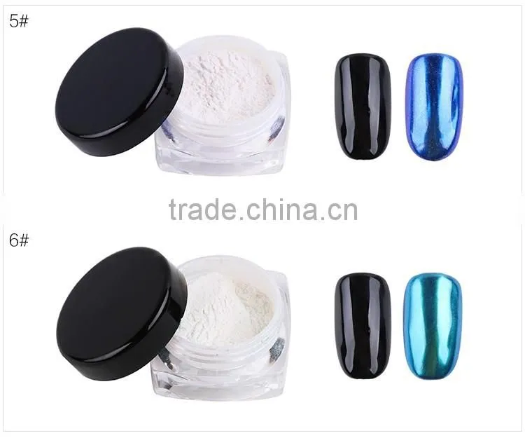 12 colors nail mirror effect pigment powder